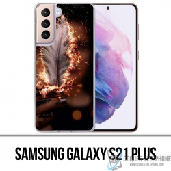 Custodia per Samsung Galaxy S21 Plus - Piuma di fuoco