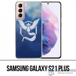Funda Samsung Galaxy S21 Plus - Pokémon Go Team Blue Grunge