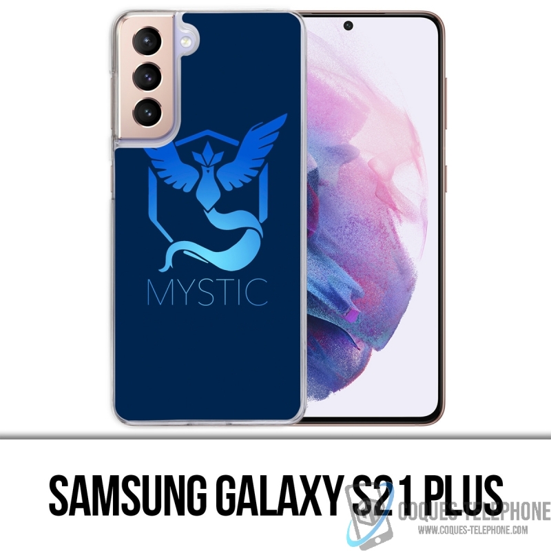 Custodia per Samsung Galaxy S21 Plus - Pokémon Go Team Msytic Blue