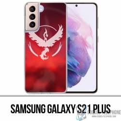 Samsung Galaxy S21 Plus Case - Pokémon Go Team Red Grunge