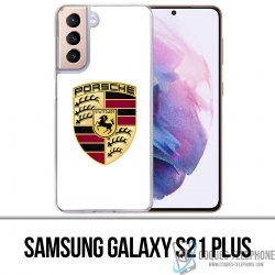 Samsung Galaxy S21 Plus Case - Porsche Logo White