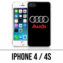 Custodia per iPhone 4 / 4S - Logo Audi in metallo