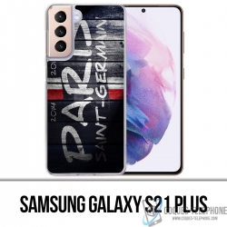 Coque Samsung Galaxy S21 Plus - Psg Tag Mur