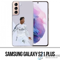 Funda Samsung Galaxy S21 Plus - Ronaldo Lowpoly