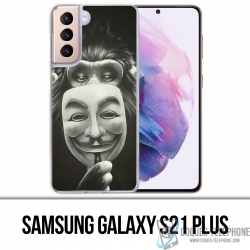 Coque Samsung Galaxy S21 Plus - Singe Monkey Anonymous
