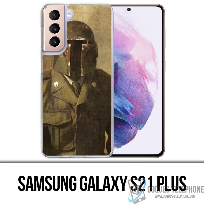 Custodia per Samsung Galaxy S21 Plus - Star Wars Vintage Boba Fett