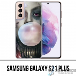 Samsung Galaxy S21 Plus Case - Selbstmordkommando Harley Quinn Bubble Gum