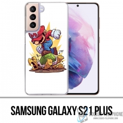 Custodia per Samsung Galaxy S21 Plus - Super Mario Cartoon Turtle