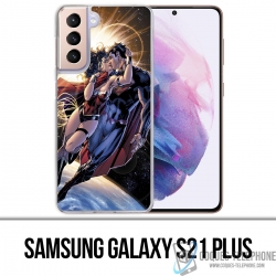 Funda Samsung Galaxy S21 Plus - Superman Wonderwoman