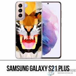 Coque Samsung Galaxy S21 Plus - Tigre Geometrique