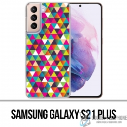Samsung Galaxy S21 Plus Case - Mehrfarbiges Dreieck