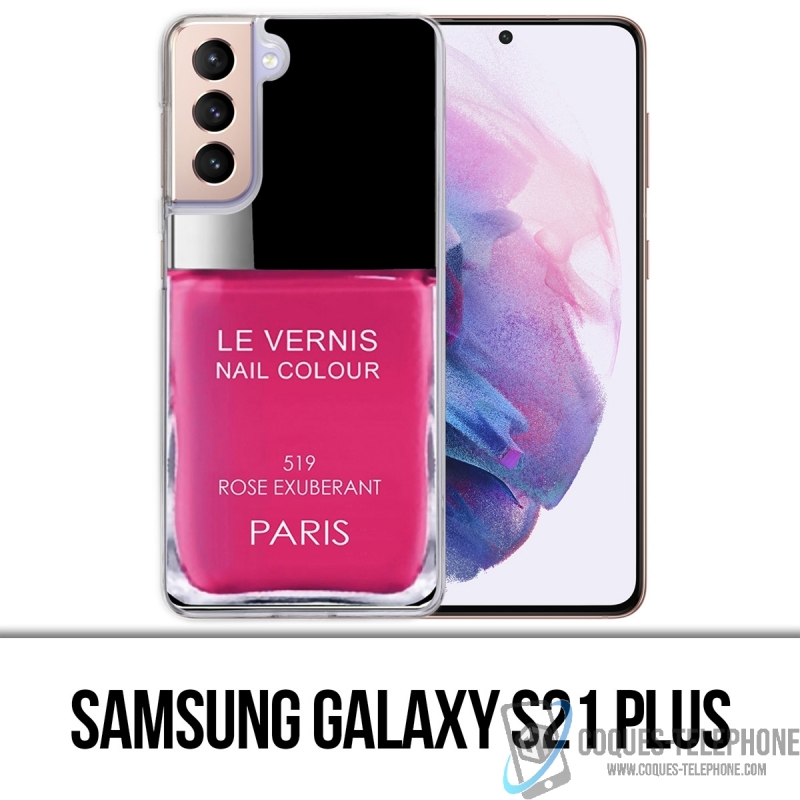 Samsung Galaxy S21 Plus case - Paris Pink Varnish
