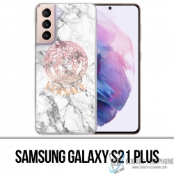 Samsung Galaxy S21 Plus Case - Versace White Marble
