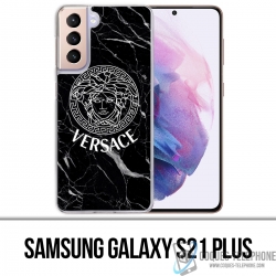 Samsung Galaxy S21 Plus Case - Versace Black Marble