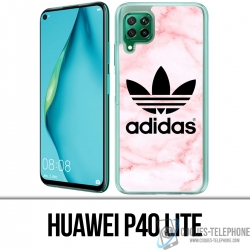 Custodia per Huawei P40 Lite - Adidas marmo rosa