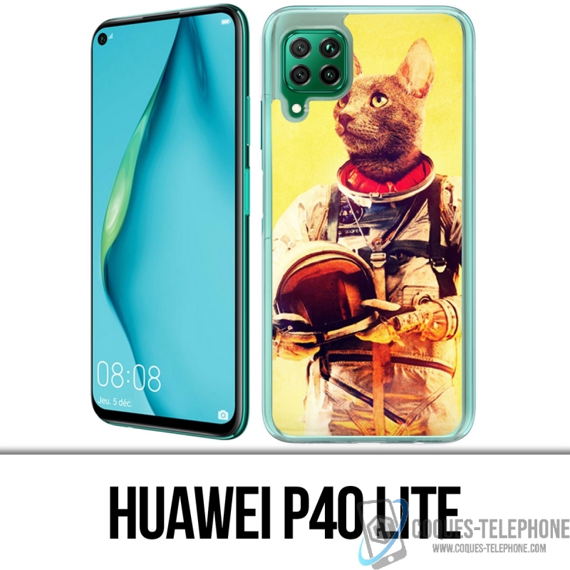 Huawei P40 Lite Case - Tierastronaut Cat