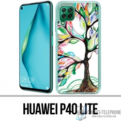 Huawei P40 Lite Case - Multicolor Tree