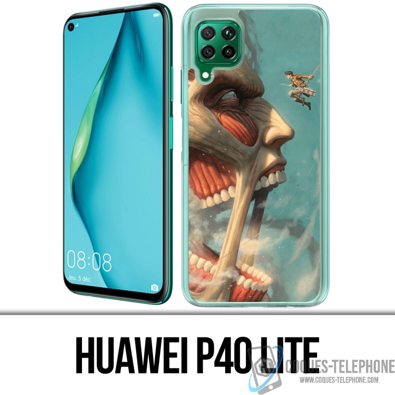 Funda Huawei P40 Lite - Arte de Attack On Titan