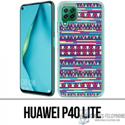 Huawei P40 Lite Case - Pink Aztec