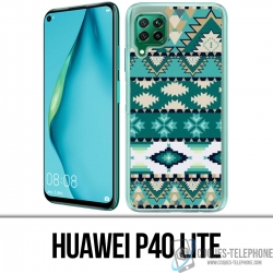 Huawei P40 Lite Case - Aztec Green