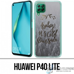 Huawei P40 Lite Case - Baby kalt draußen