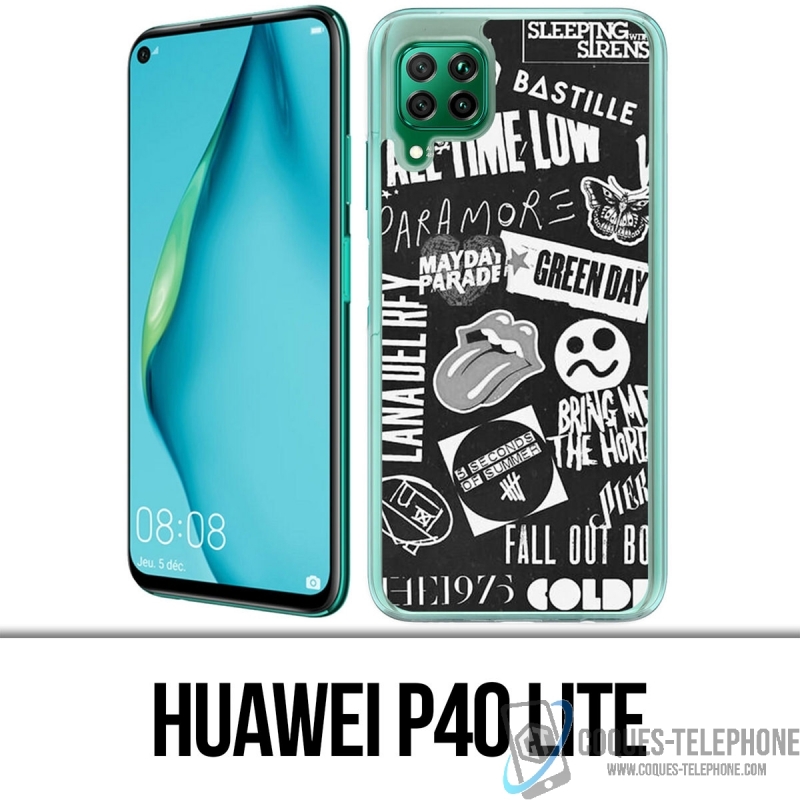 Huawei P40 Lite Case - Rock Abzeichen