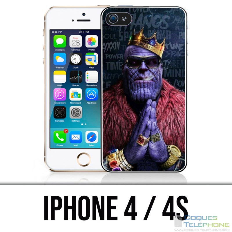Coque iPhone 4 / 4S - Avengers Thanos King