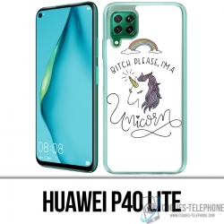 Huawei P40 Lite Case - Hündin bitte Einhorn Einhorn