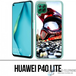 Huawei P40 Lite Case - Moto Cross Helm