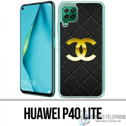 Custodia per Huawei P40 Lite - Pelle con logo Chanel
