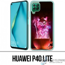 Huawei P40 Lite Case - Alice In Wonderland Mug Cat
