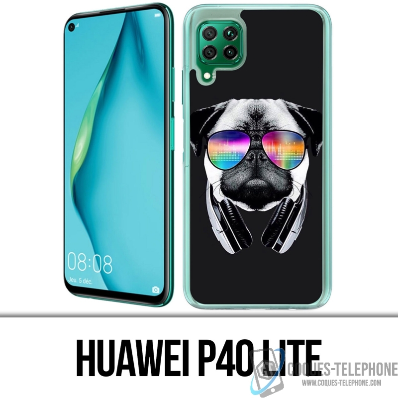 Huawei P40 Lite Case - Dj Pug Dog