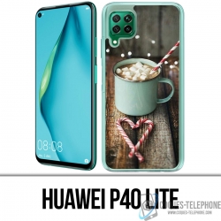 Funda para Huawei P40 Lite - Chocolate caliente con malvavisco