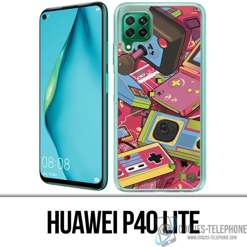 Huawei P40 Lite Case - Retro Vintage Consoles