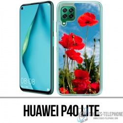 Custodia per Huawei P40 Lite - Papaveri 1