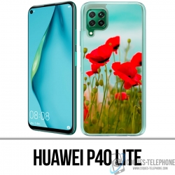 Huawei P40 Lite Case - Mohnblumen 2