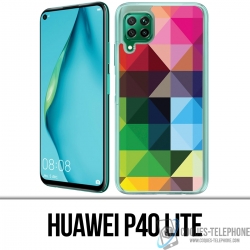 Huawei P40 Lite Case - Mehrfarbige Würfel