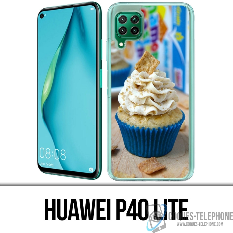 Funda para Huawei P40 Lite - Cupcake azul
