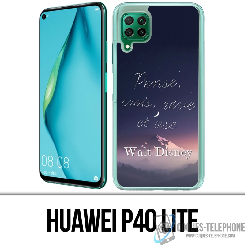 Huawei P40 Lite Case - Disney Quote Think Believe
