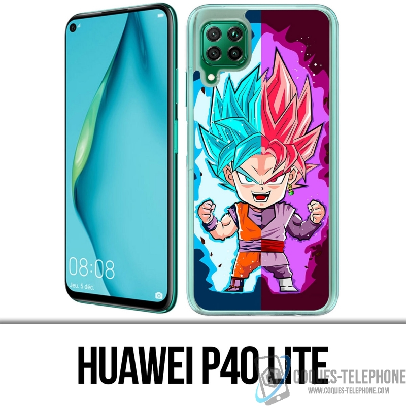 Funda Huawei P40 Lite - Dragon Ball Black Goku Cartoon