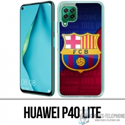 Custodia per Huawei P40 Lite - Logo Football Fc Barcelona