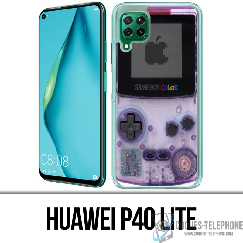 Custodia per Huawei P40 Lite - Game Boy Color Purple