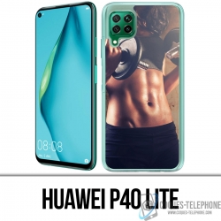 Huawei P40 Lite Case - Mädchen Muskulatur