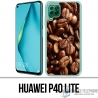 Custodia per Huawei P40 Lite - Chicchi di caffè