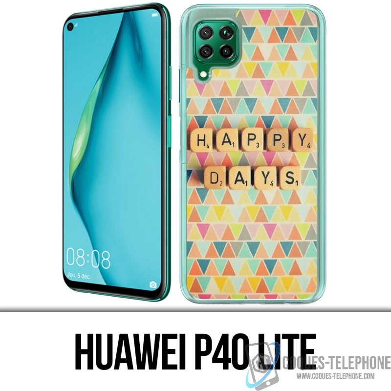 Huawei P40 Lite Case - Glückliche Tage