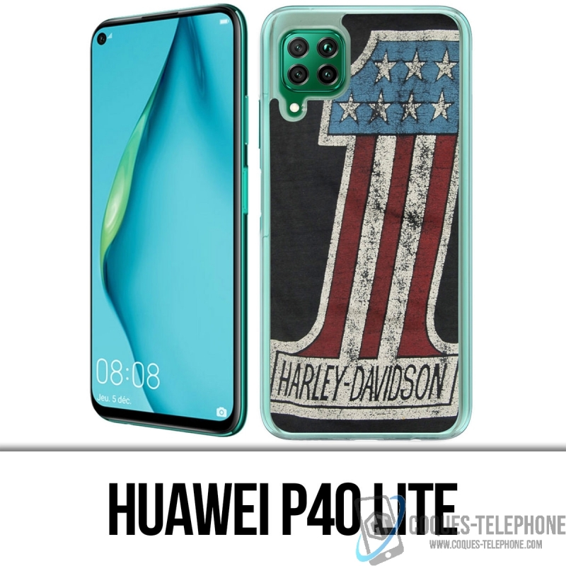 Custodia per Huawei P40 Lite - Logo Harley Davidson 1