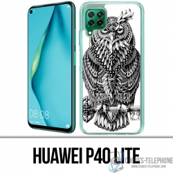 Huawei P40 Lite Case - Aztec Owl