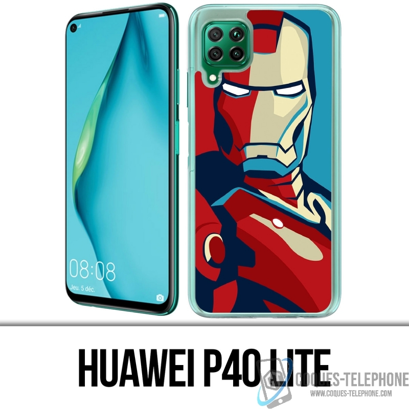 Custodia per Huawei P40 Lite - Poster di design Iron Man