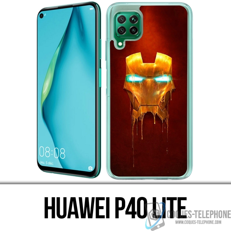 Funda Huawei P40 Lite - Iron Man Dorado