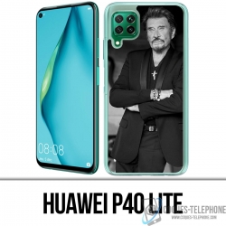 Huawei P40 Lite Case - Johnny Hallyday Black White